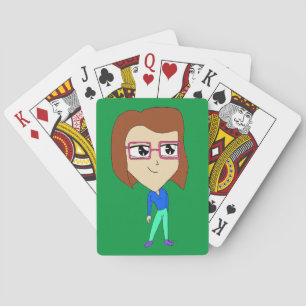 chibi playing cards
