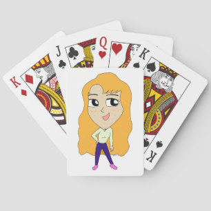 chibi playing cards