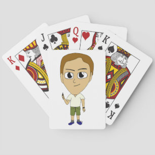 chibi playing cards