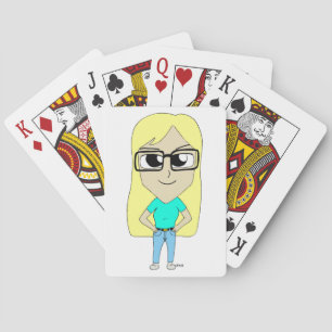 chibi playing cards