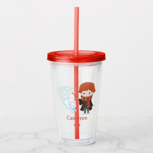 Chibi Ron Weasley Patronus Acrylic Tumbler