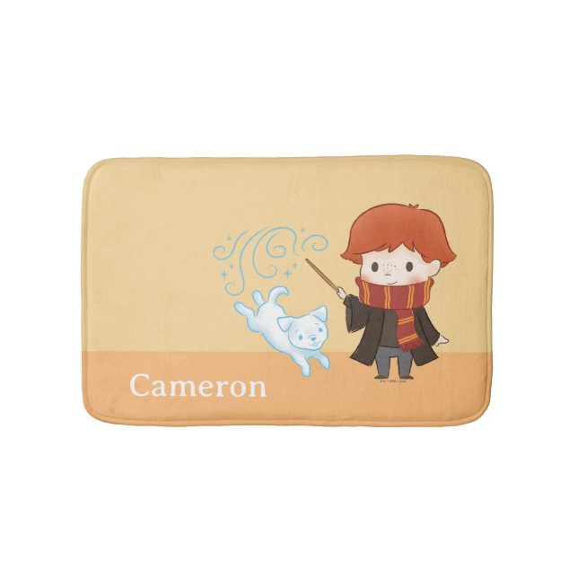 Chibi Ron Weasley Patronus Bath Mat (Front)