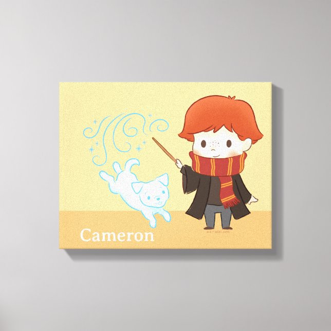 Chibi Ron Weasley Patronus Canvas Print (Front)