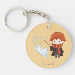 Chibi Ron Weasley Patronus Key Ring