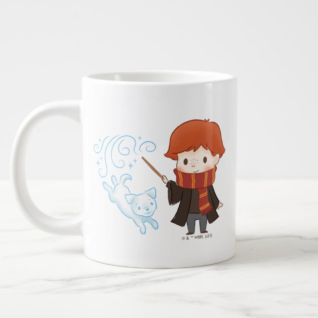 Chibi Ron Weasley Patronus Large Coffee Mug (Left)
