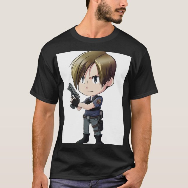 Chibi Rookie Cop Survivor  T-Shirt (Front)