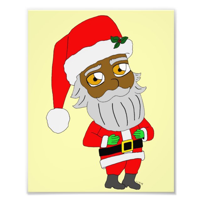 Chibi Santa Photo Print (Front)