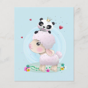 Chibi Sheep Baby Sheep Kids Love Lamb Flyer