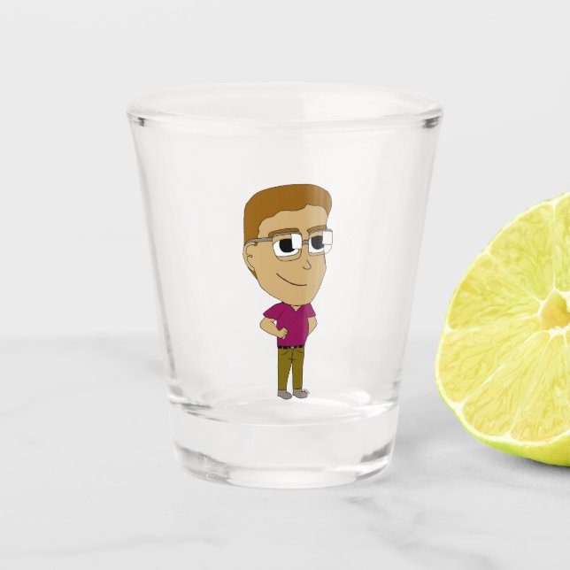 chibi   shot glass (Front)