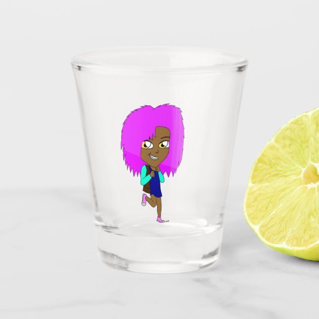 chibi   shot glass (Front)