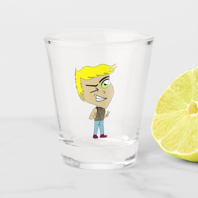 chibi   shot glass (Front)