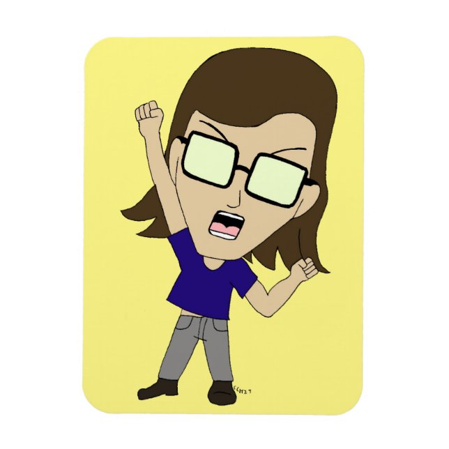 Chibi Sonic_Zeph   Magnet (Vertical)