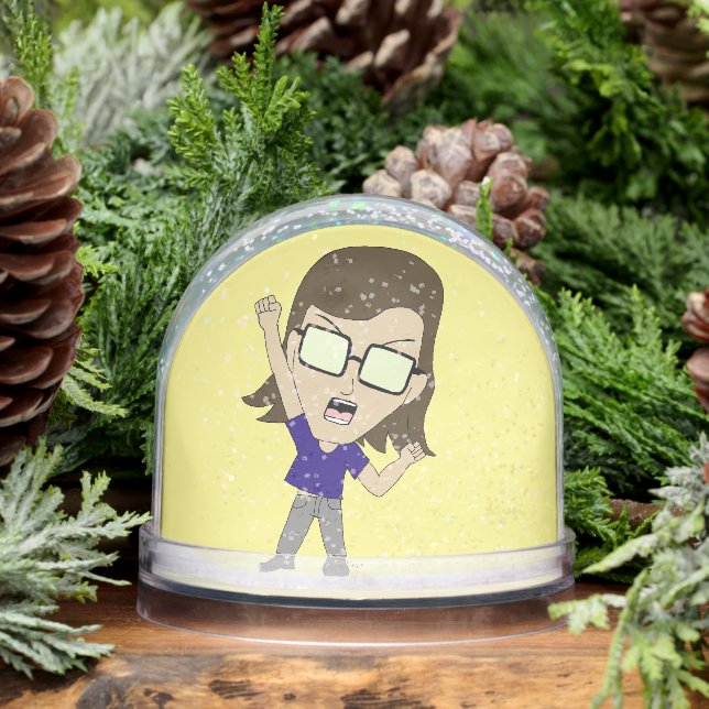 Chibi Sonic_Zeph   Snowglobe (Winter)