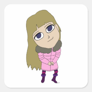 chibi      square sticker