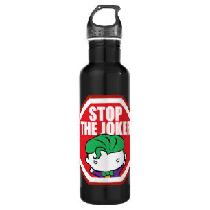 Chibi "Stop The Joker" Sign 710 Ml Water Bottle