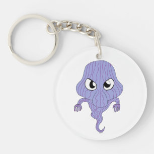 Chibi style ghost key ring