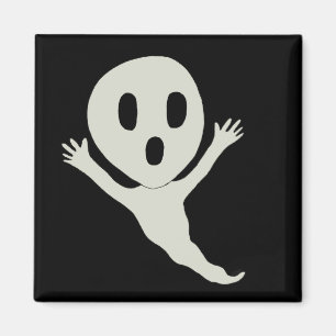Chibi style ghost magnet