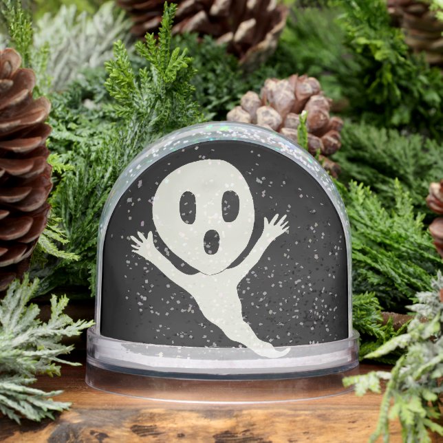 Chibi style ghost  snowglobe (Winter)