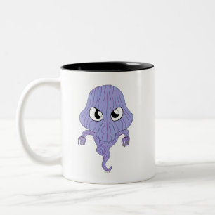 Chibi style ghost Two-Tone coffee mug