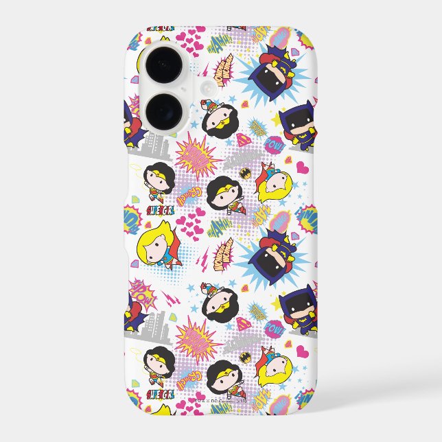 Chibi Super Heroine Pattern (Back)