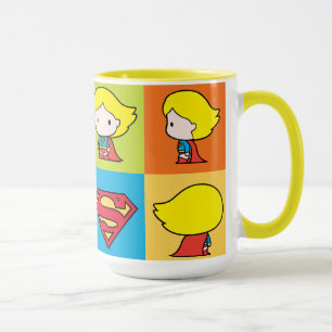 Chibi Supergirl Character Turnaround Mug