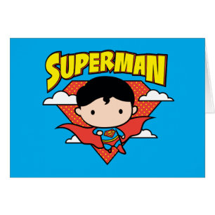 Chibi Superman Polka Dot Shield and Name