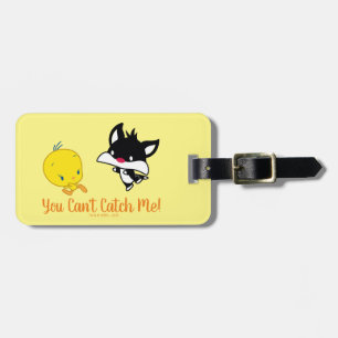Chibi SYLVESTER™ Chasing TWEETY™ Luggage Tag
