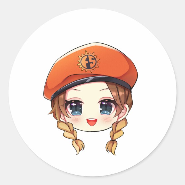 Chibi Tai - The Sticker! Classic Round Sticker (Front)