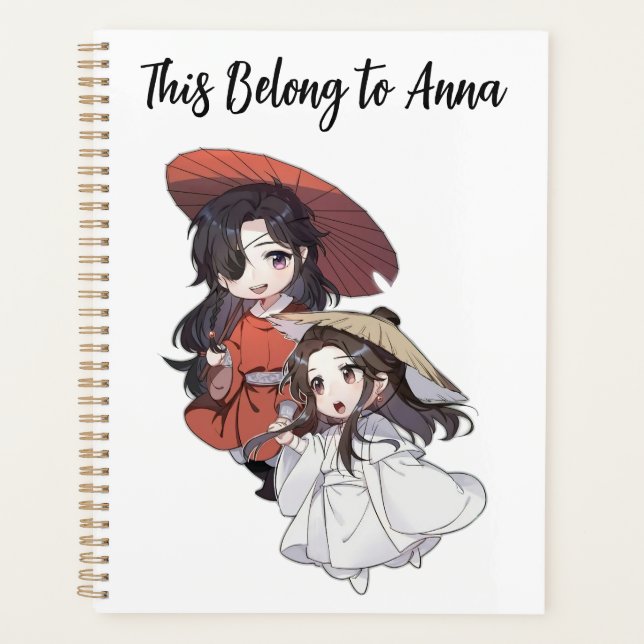 Chibi Tianguan Cifu Customised Planner (Front)