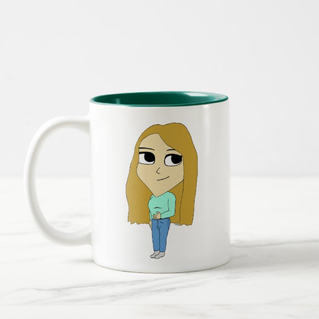 chibi   Two-Tone coffee mug (Left)