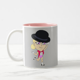 chibi Two-Tone coffee mug