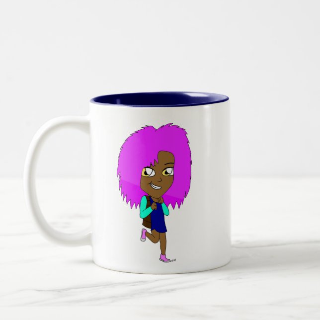 chibi   Two-Tone coffee mug (Left)