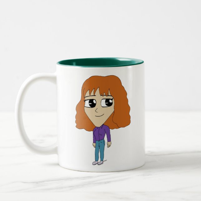 chibi    Two-Tone coffee mug (Left)