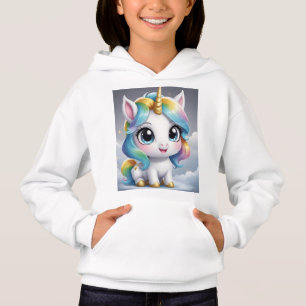chibi, unicorn blanco de ojos