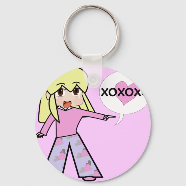 Chibi Valentine Key Ring (Front)