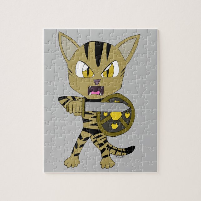 Chibi Warrior Cat Jigsaw Puzzle (Vertical)