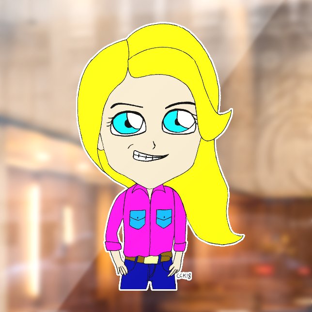 chibi     window cling (Sheet 2)