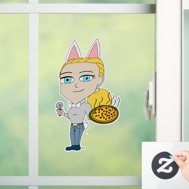 chibi window cling (Home)