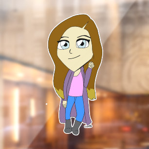 Chibi window cling