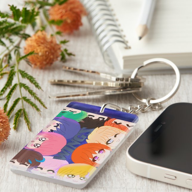 Chibi Wingz Acrylic Keychain (Front Right)