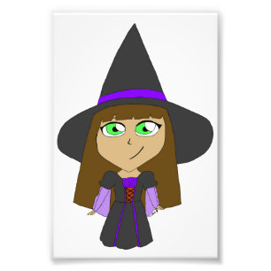 chibi witch photo print