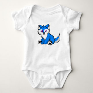 Chibi Wolf Onsie Baby Bodysuit