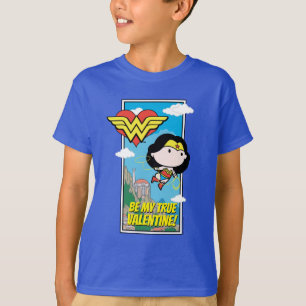 Chibi Wonder Woman - Be My True Valentine T-Shirt