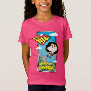 Chibi Wonder Woman - Be My True Valentine T-Shirt
