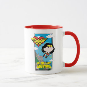 Chibi Wonder Woman - Tell Me The Truth Valentine Mug