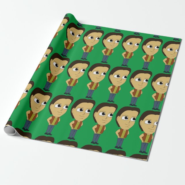 chibi   wrapping paper (Unrolled)
