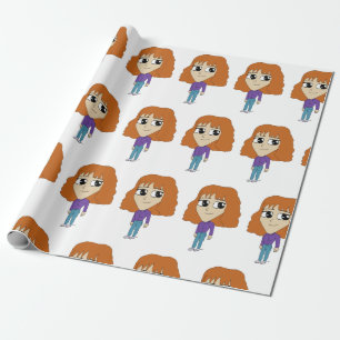 chibi    wrapping paper