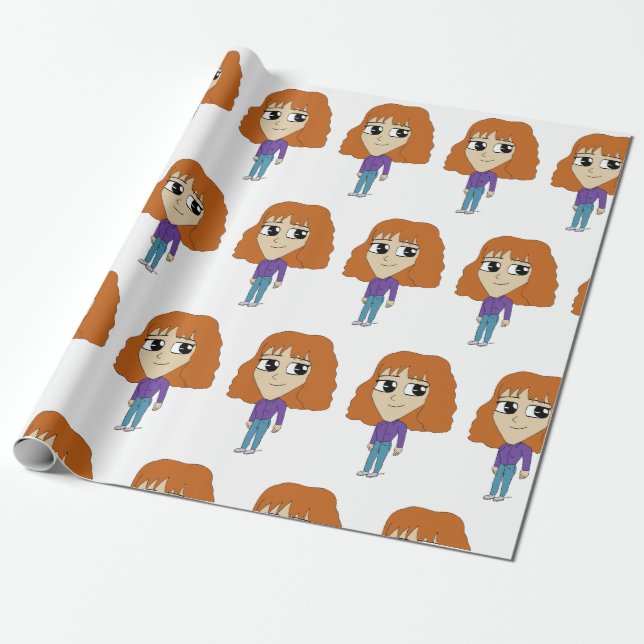 chibi    wrapping paper (Unrolled)