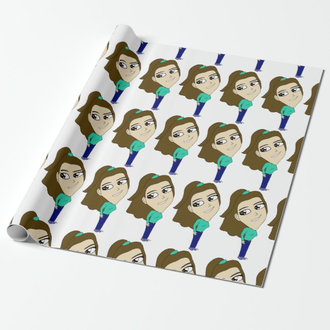 chibi    wrapping paper (Unrolled)