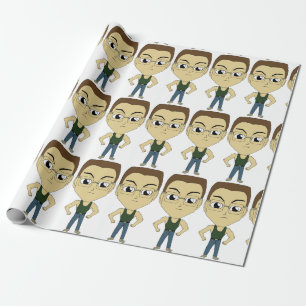 chibi   wrapping paper